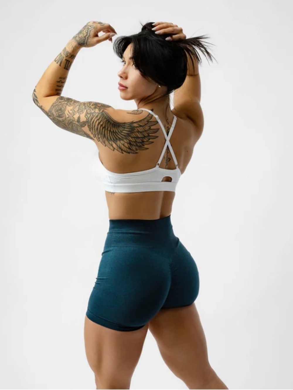 GYMREAPER Infinity Booty Scrunch Shorts - Picture 2 of 9